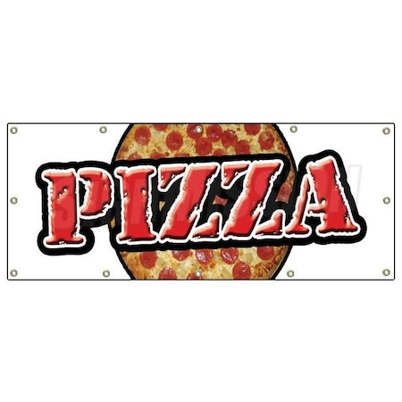 Signmission PIZZA BANNER SIGN shop place fresh hot signs subs slice B-120 Pizza
